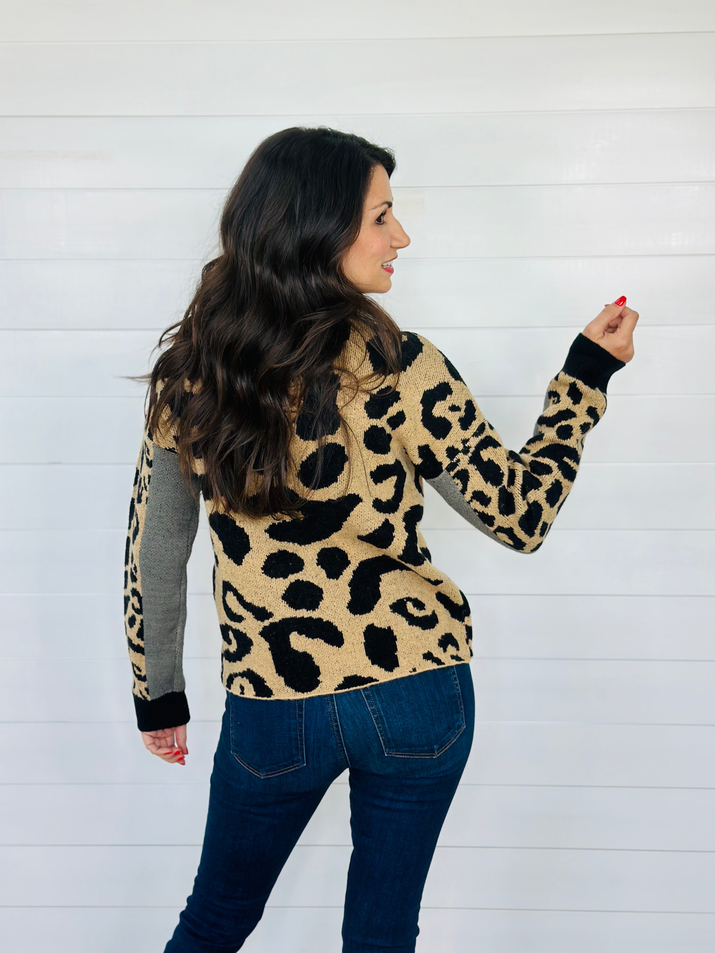 LOLA LEOPARD SWEATER