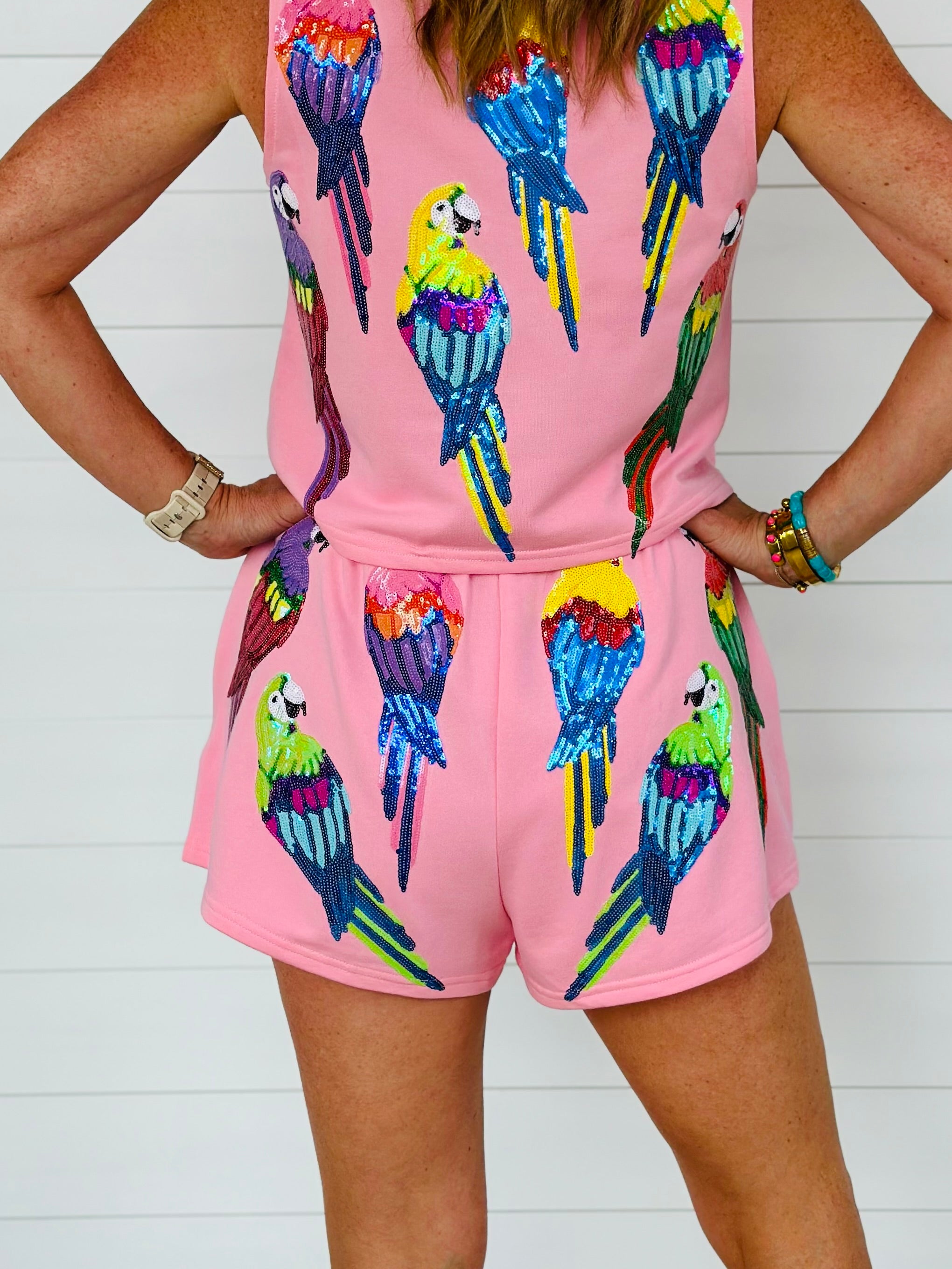 LT PINK PARROT SHORT