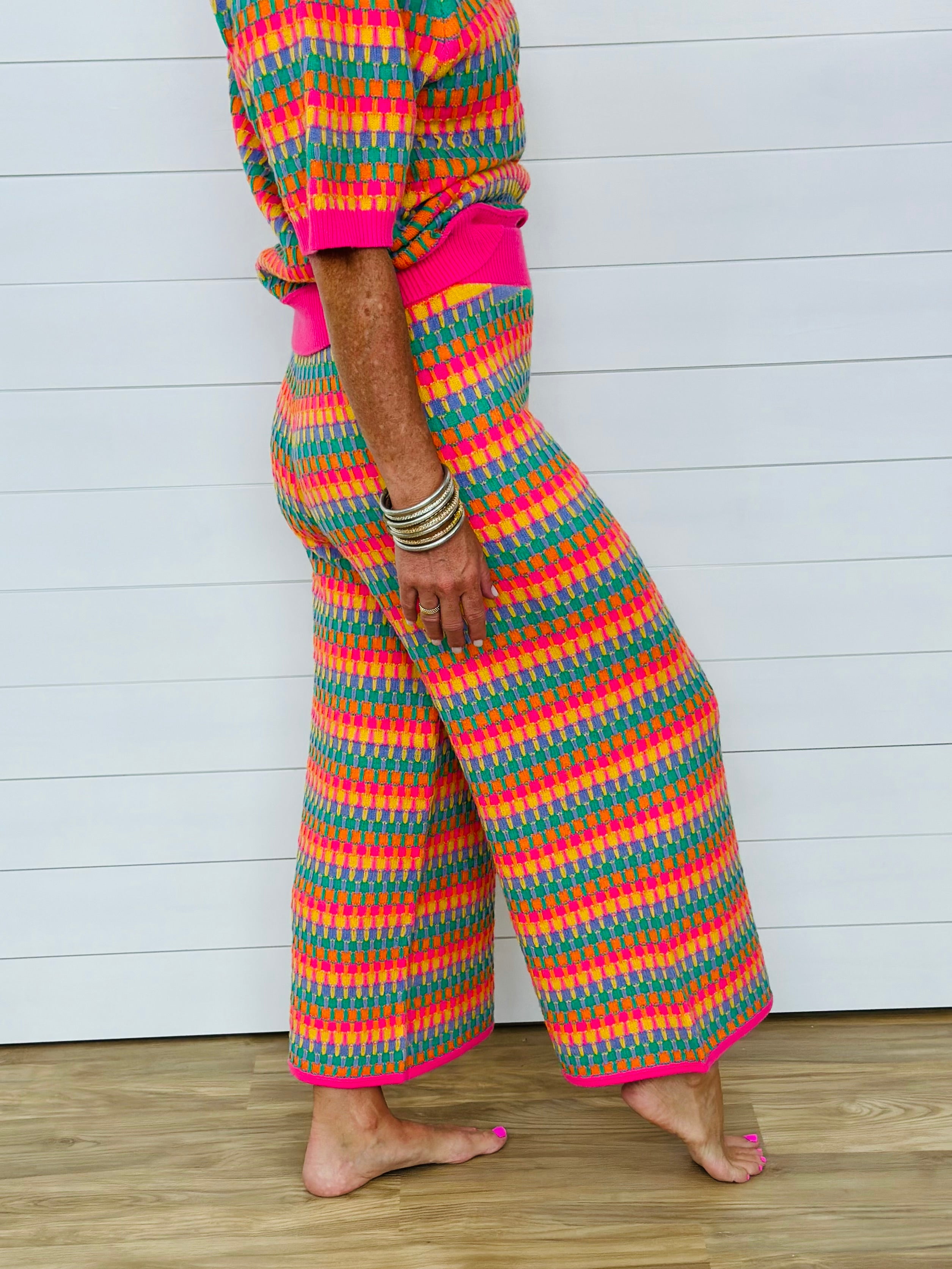 CANDY POP KNIT PANT-PINK