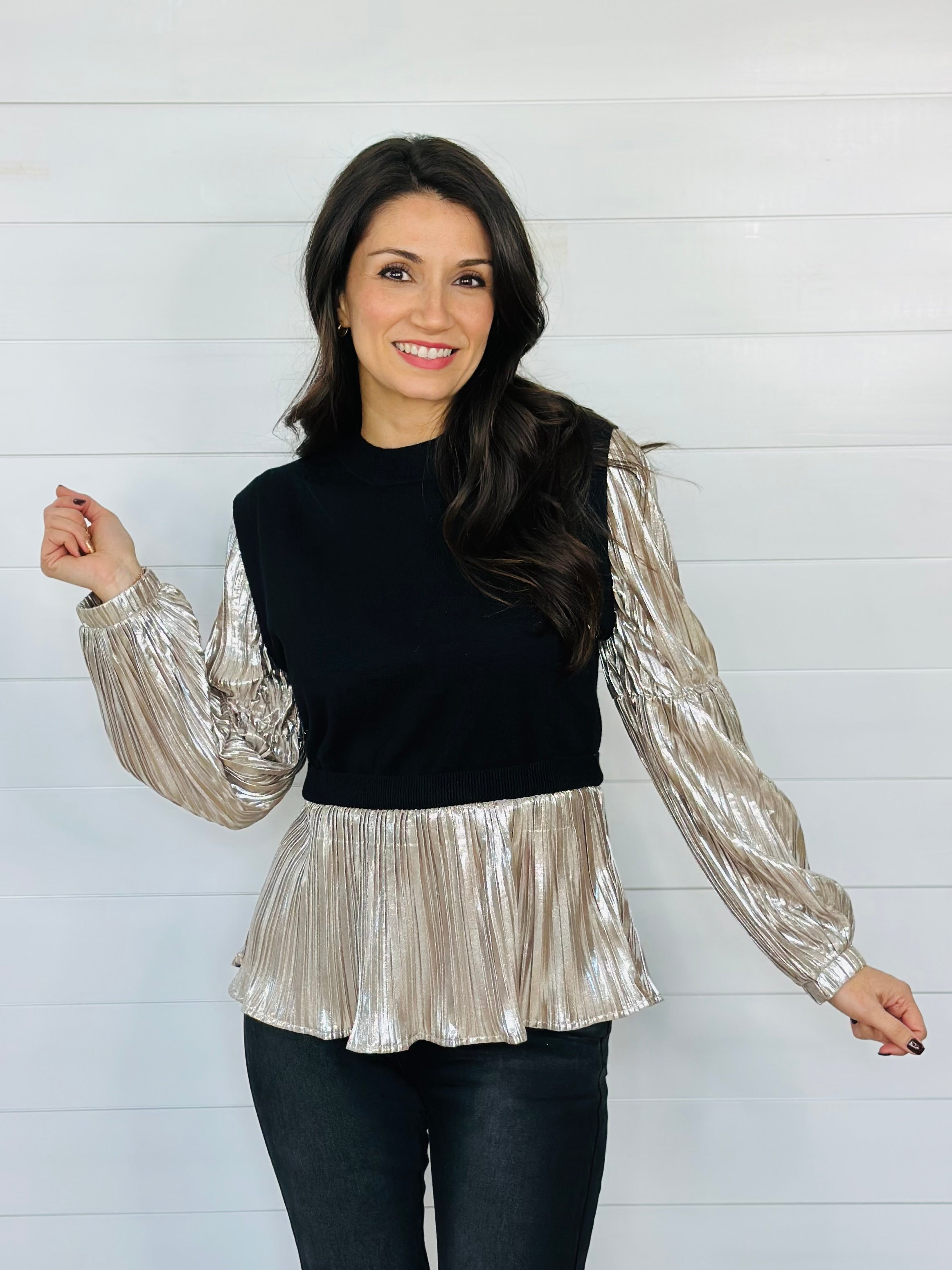 GILDED GLAM TOP