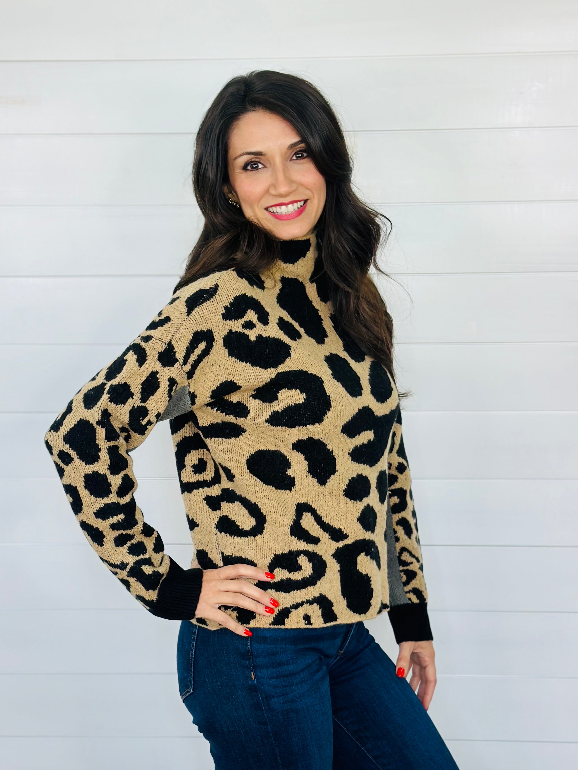 LOLA LEOPARD SWEATER