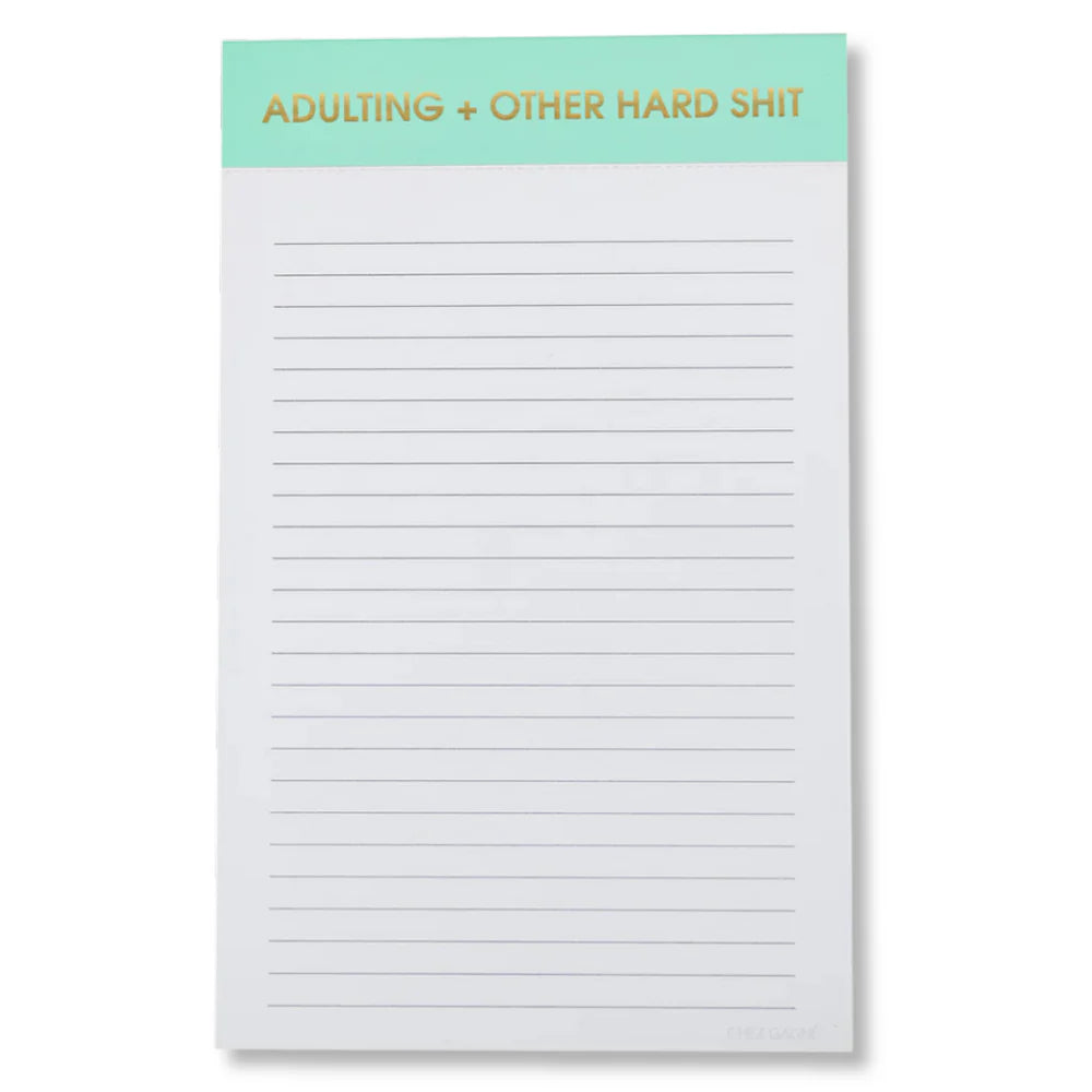 ADULTING+OTHER HARD SHIT NOTEPAD