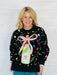 CHAMPAGNE BOTTLE WITH CONFETTI SWEATSHIRT