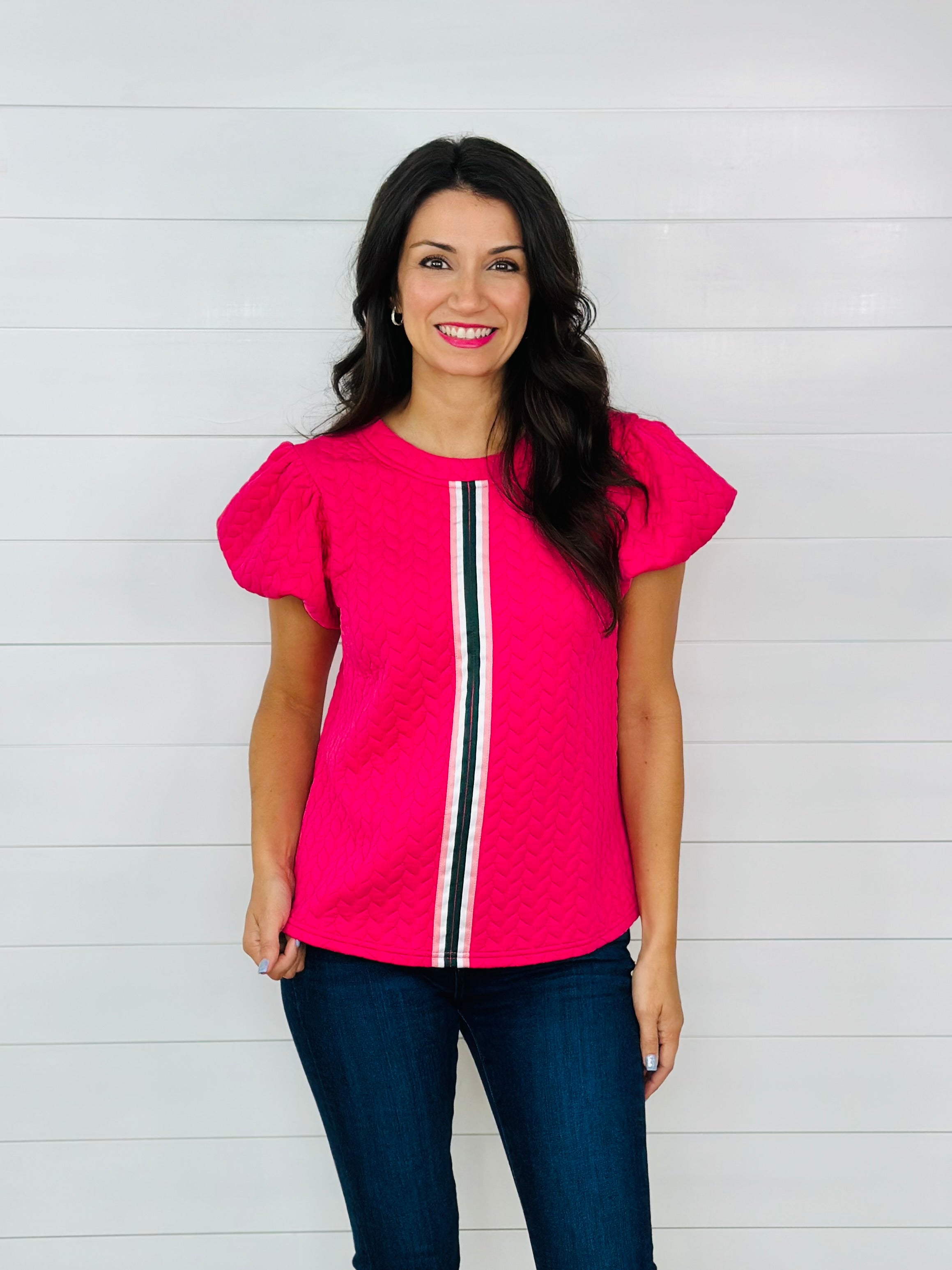 ALLISON TOP-PINK