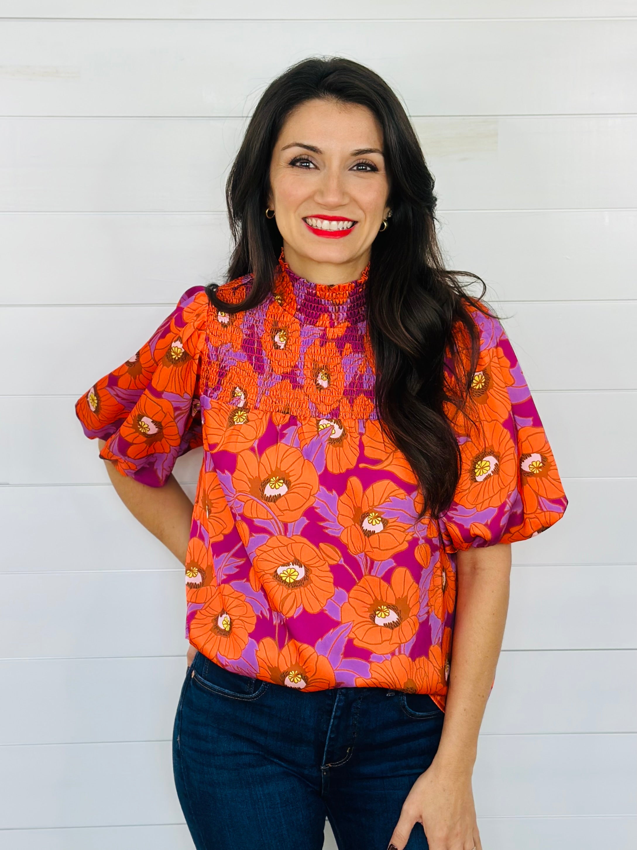 MOONLIT BLOOMS TOP