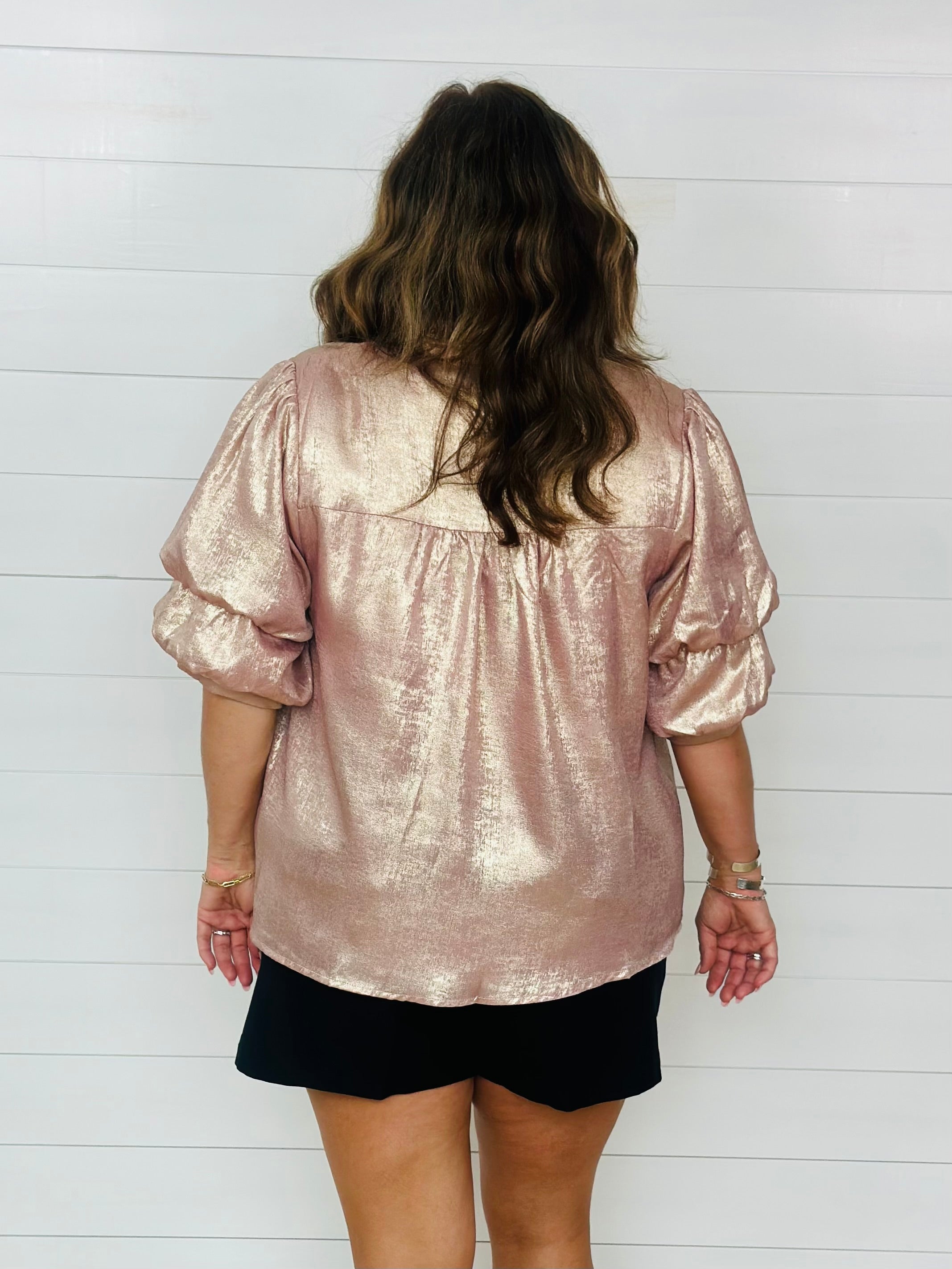 BLUSH SHIMMER TOP