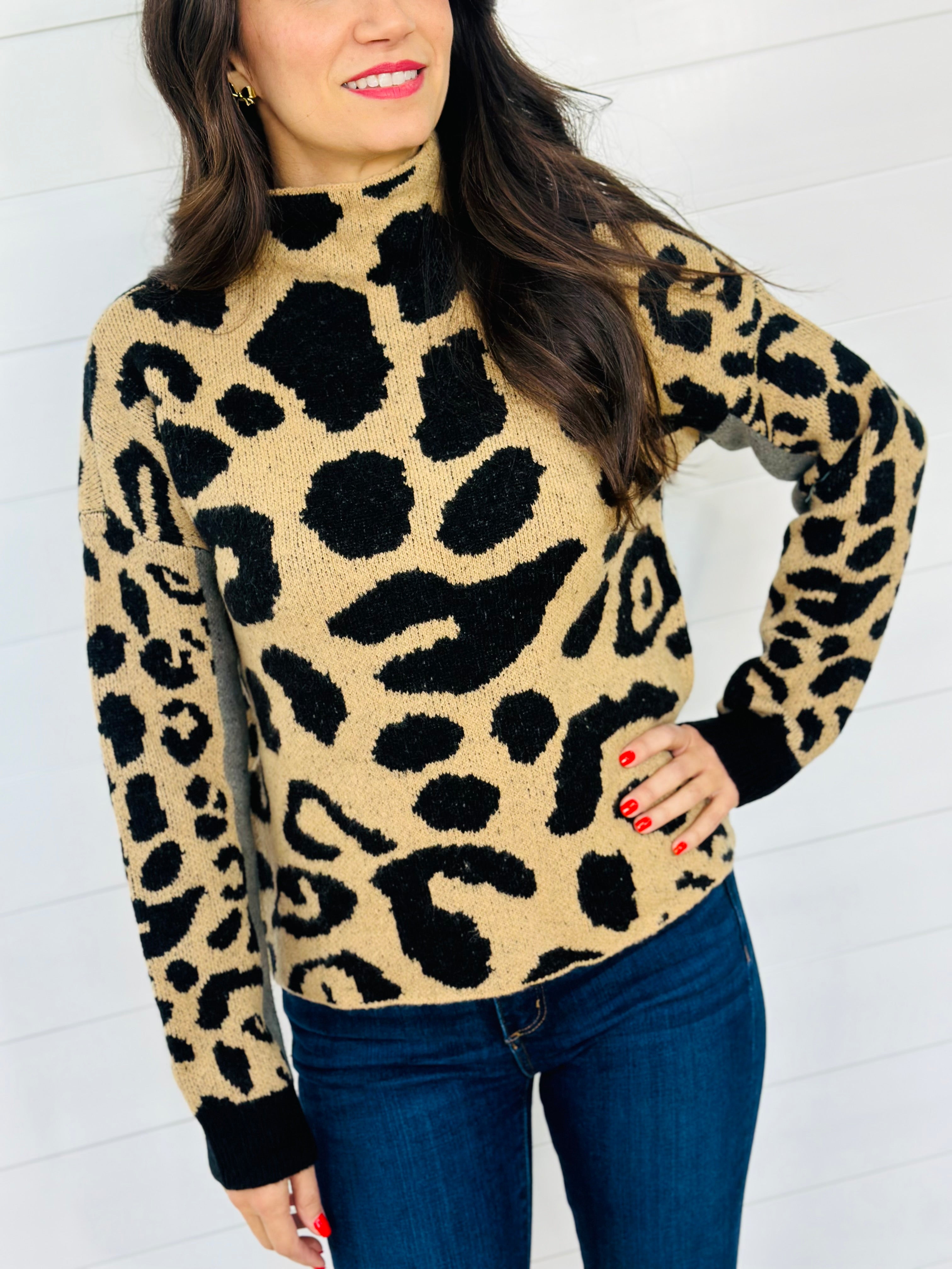 LOLA LEOPARD SWEATER