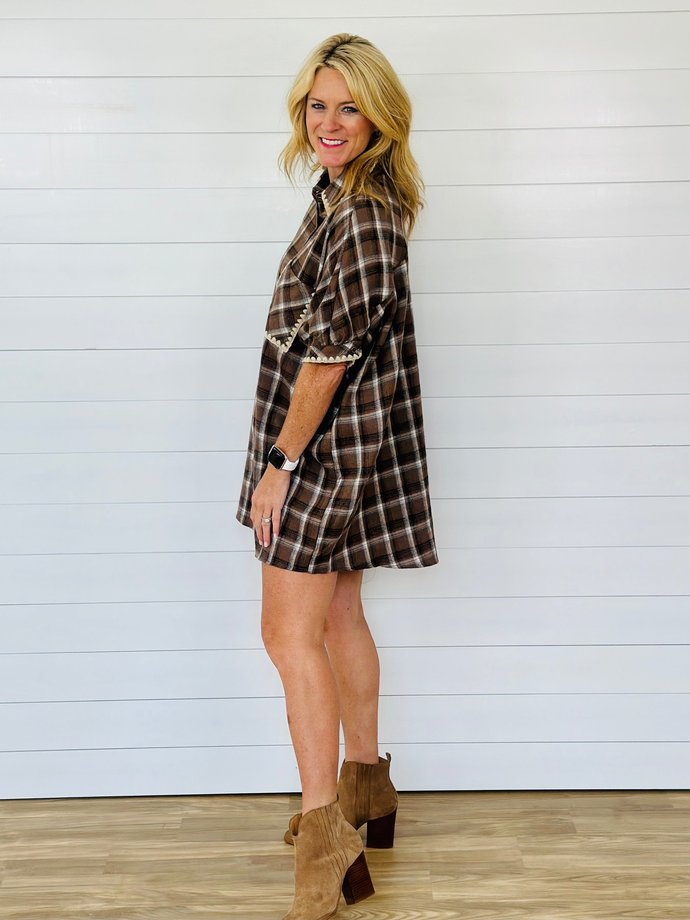 FRANCINE FLANNEL DRESS