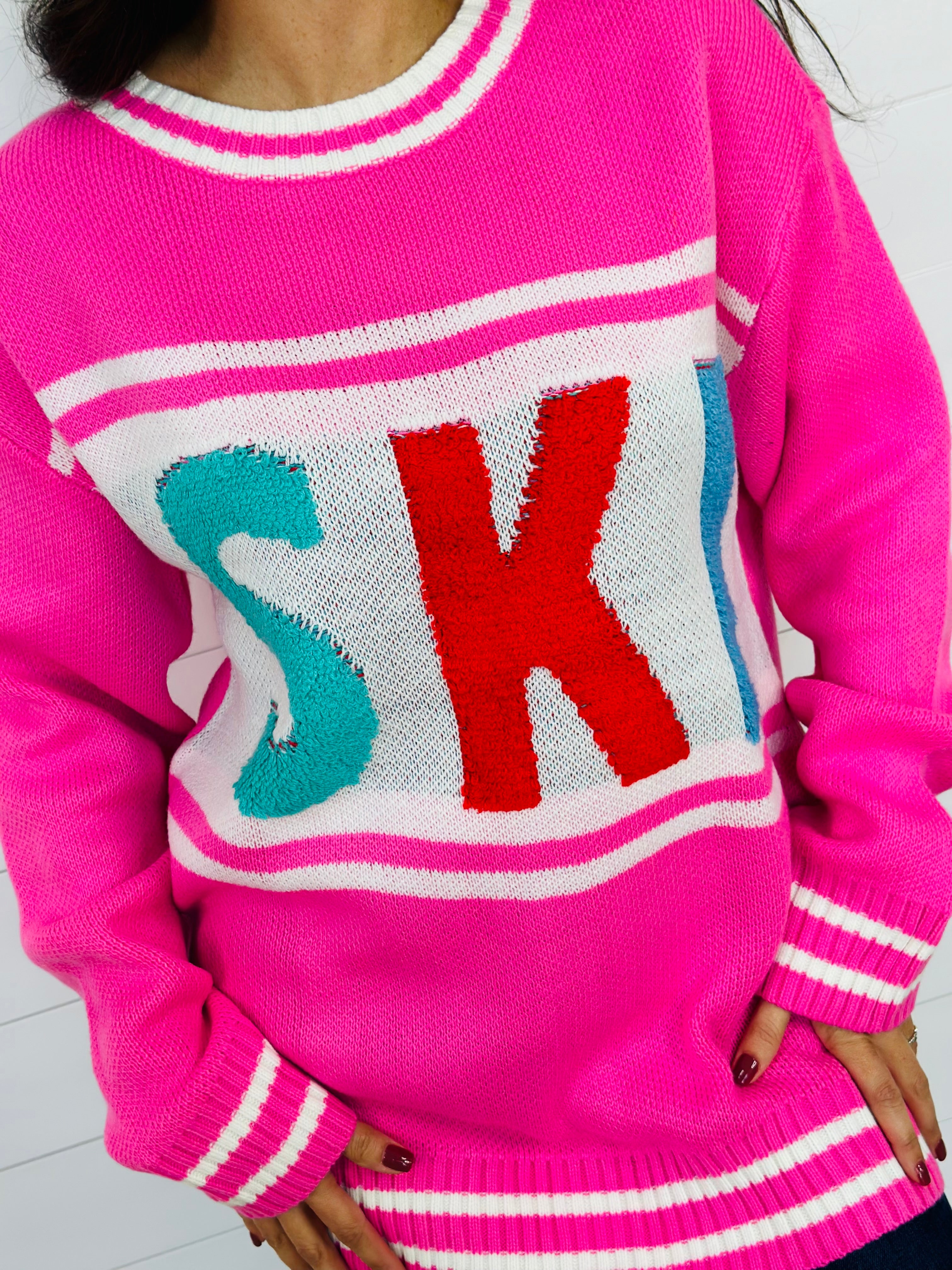 SKI TOP-PINK