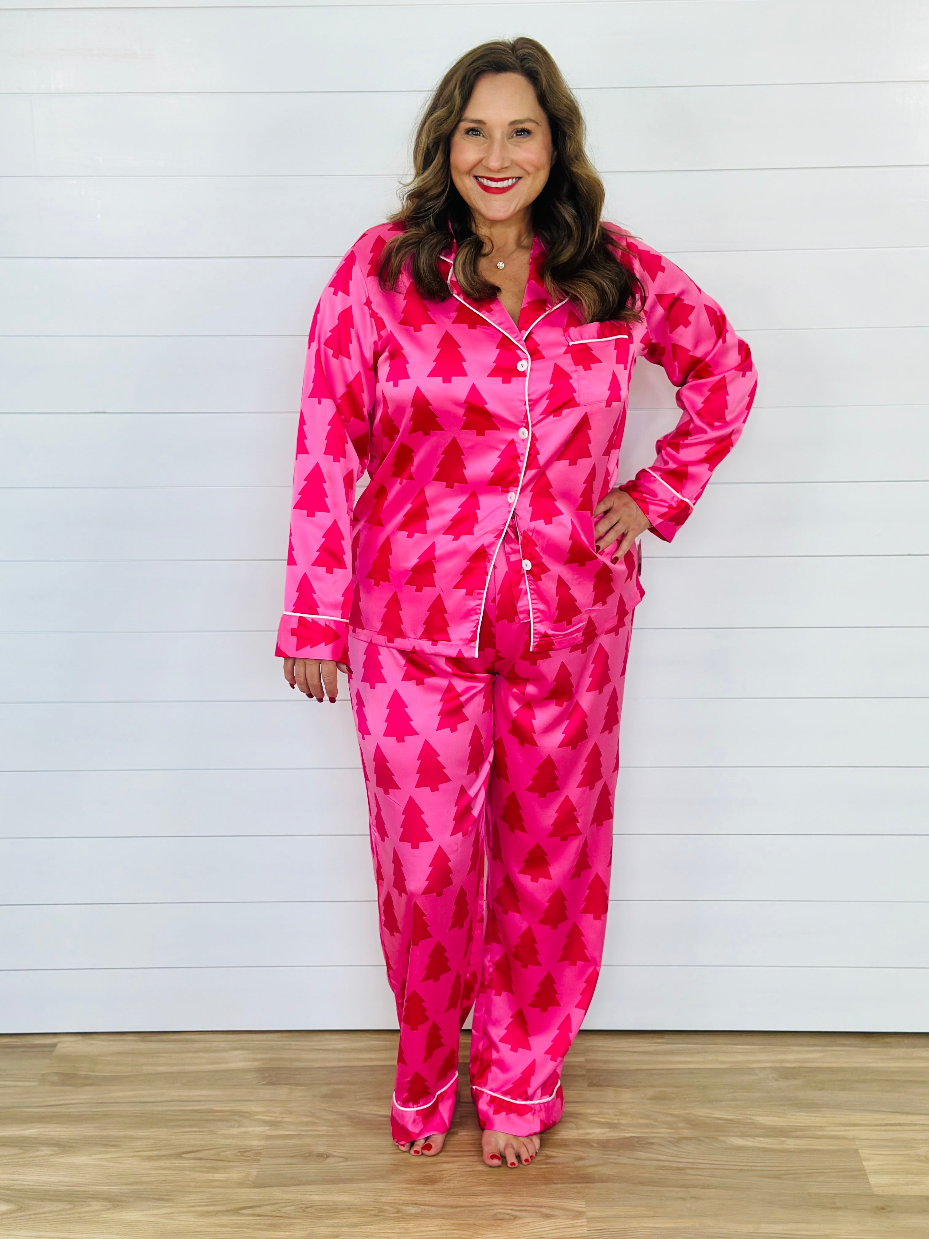 DREAMING OF A PINK CHRISTMAS PJ SET