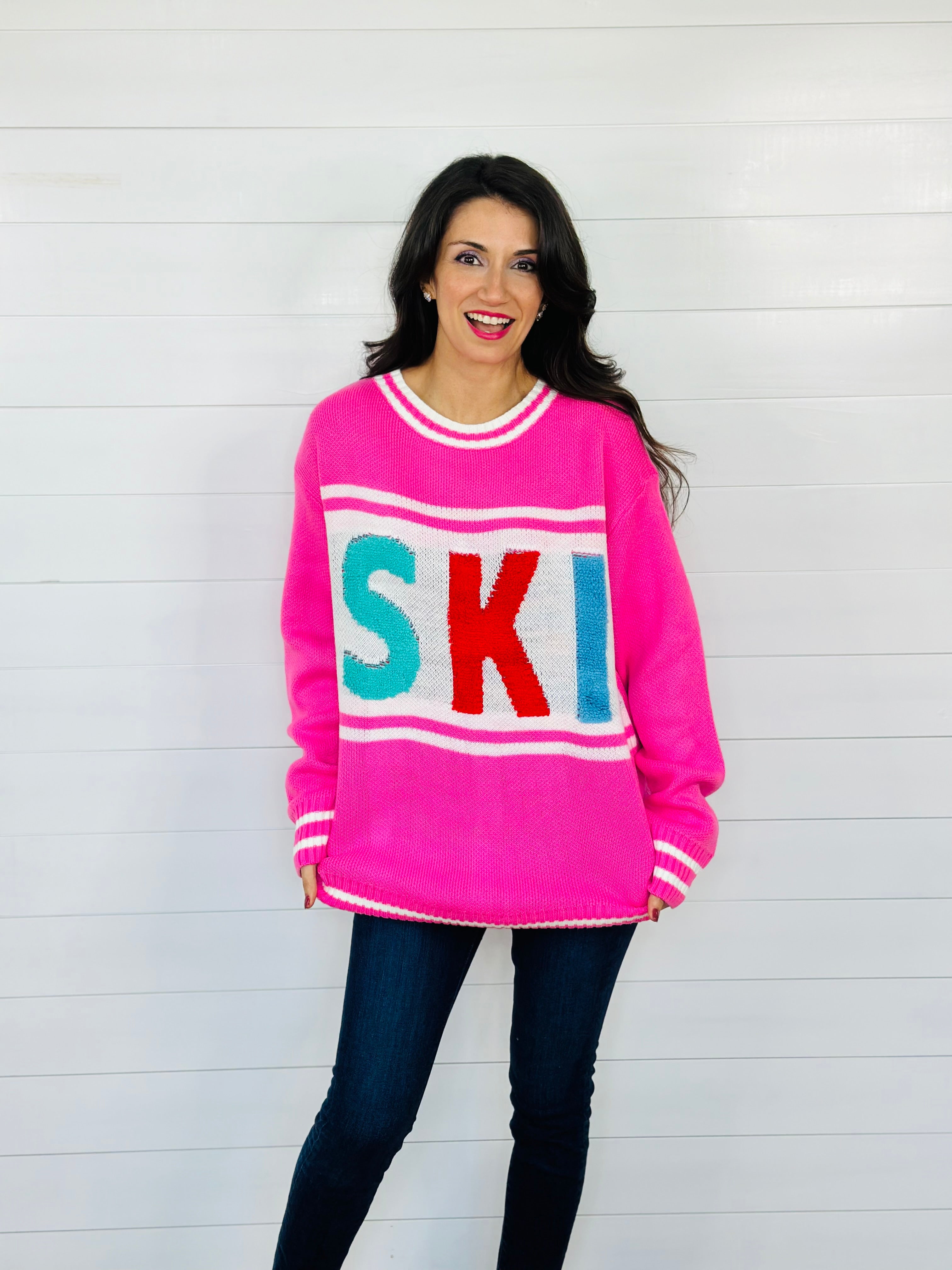 SKI TOP-PINK