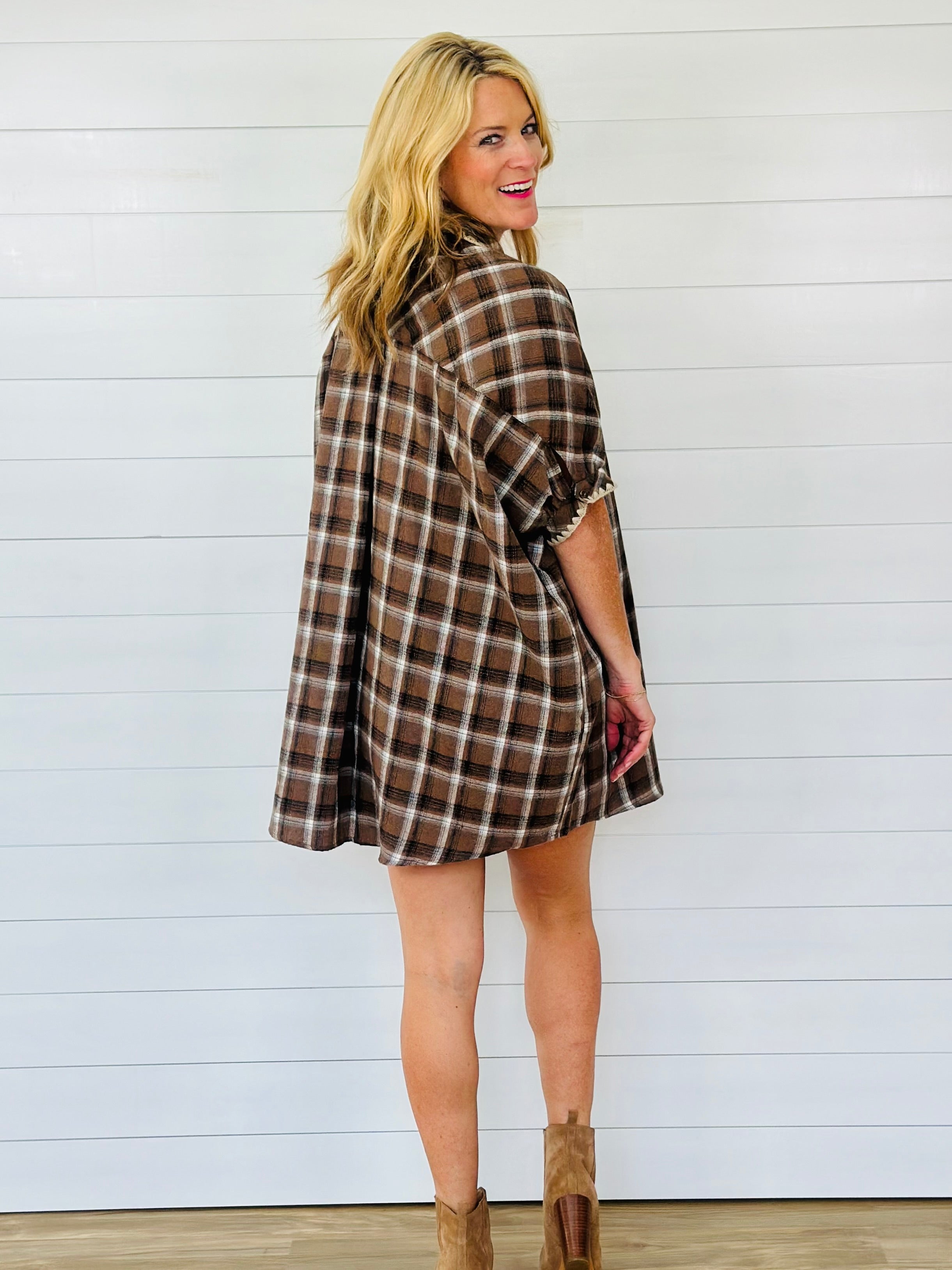 FRANCINE FLANNEL DRESS