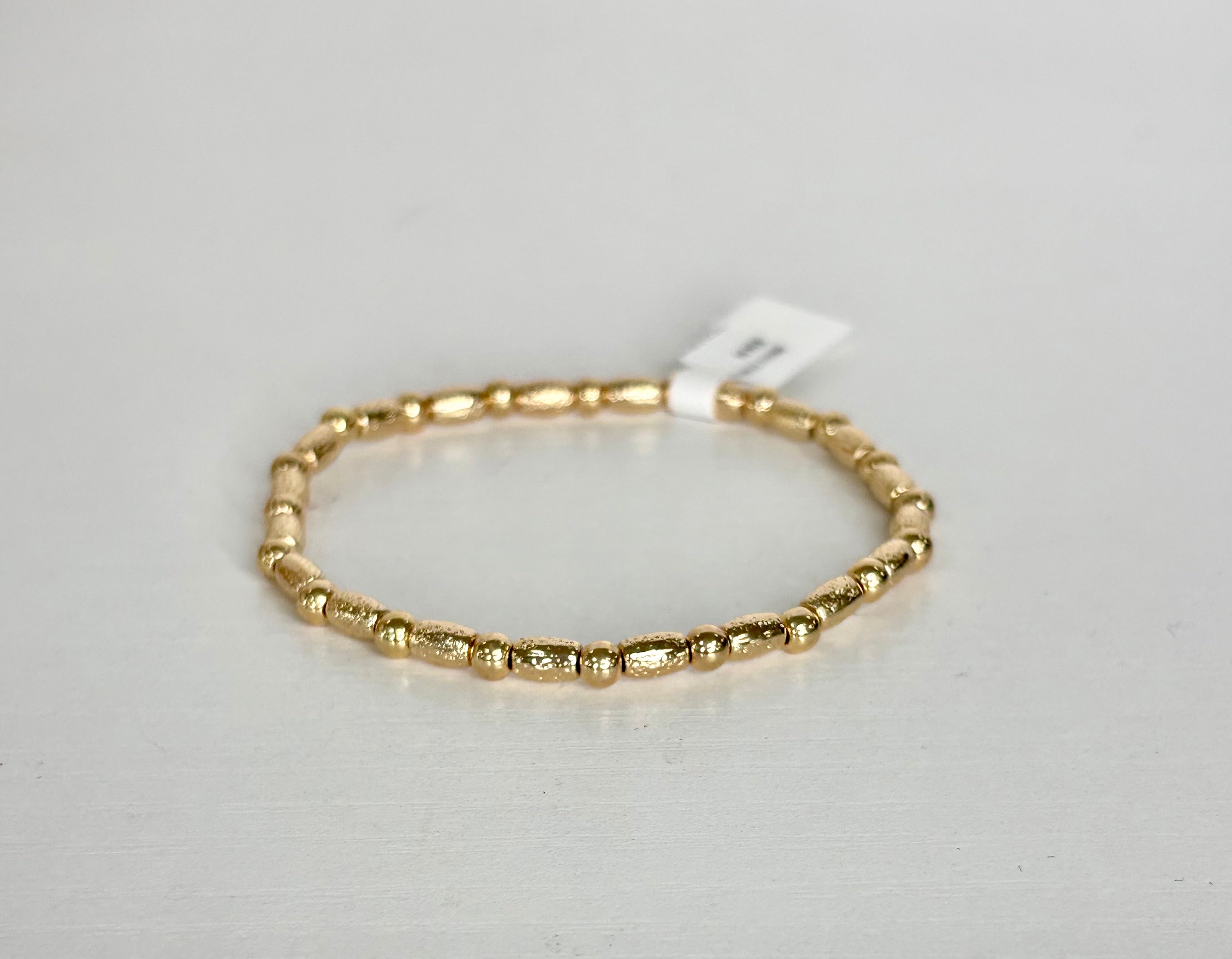 SINGLE STRETCH BRACELET-GOLD
