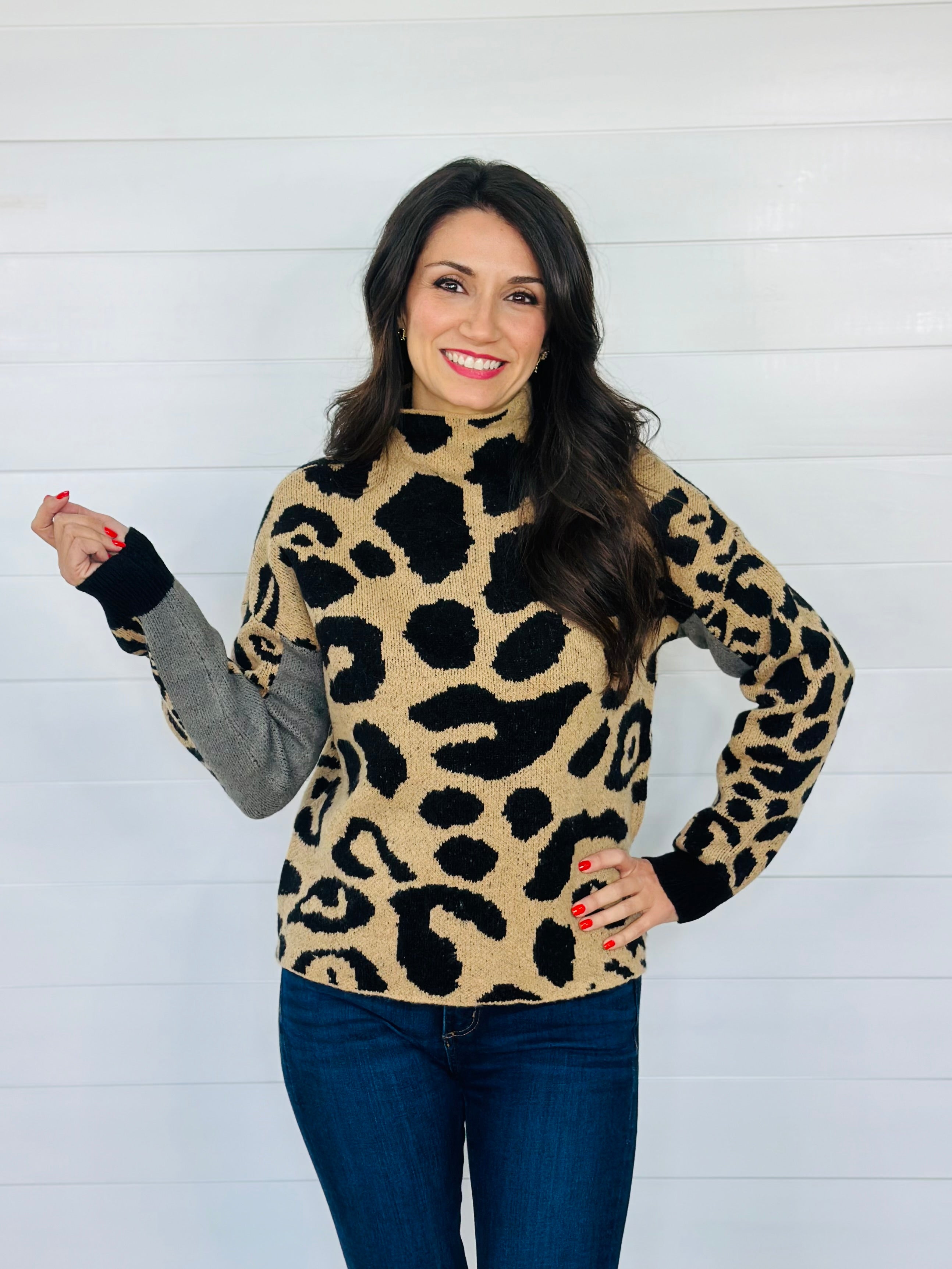 LOLA LEOPARD SWEATER