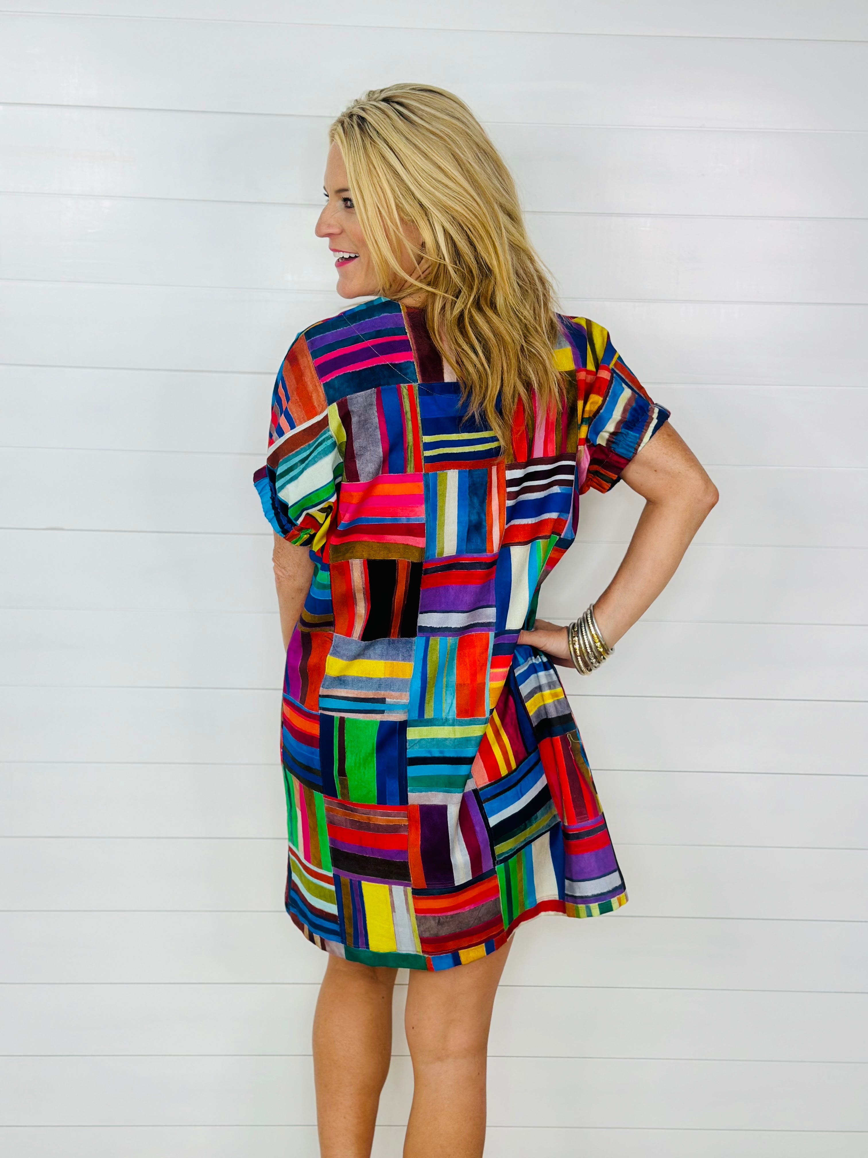 SHIFTY PATCHWORK DRESS