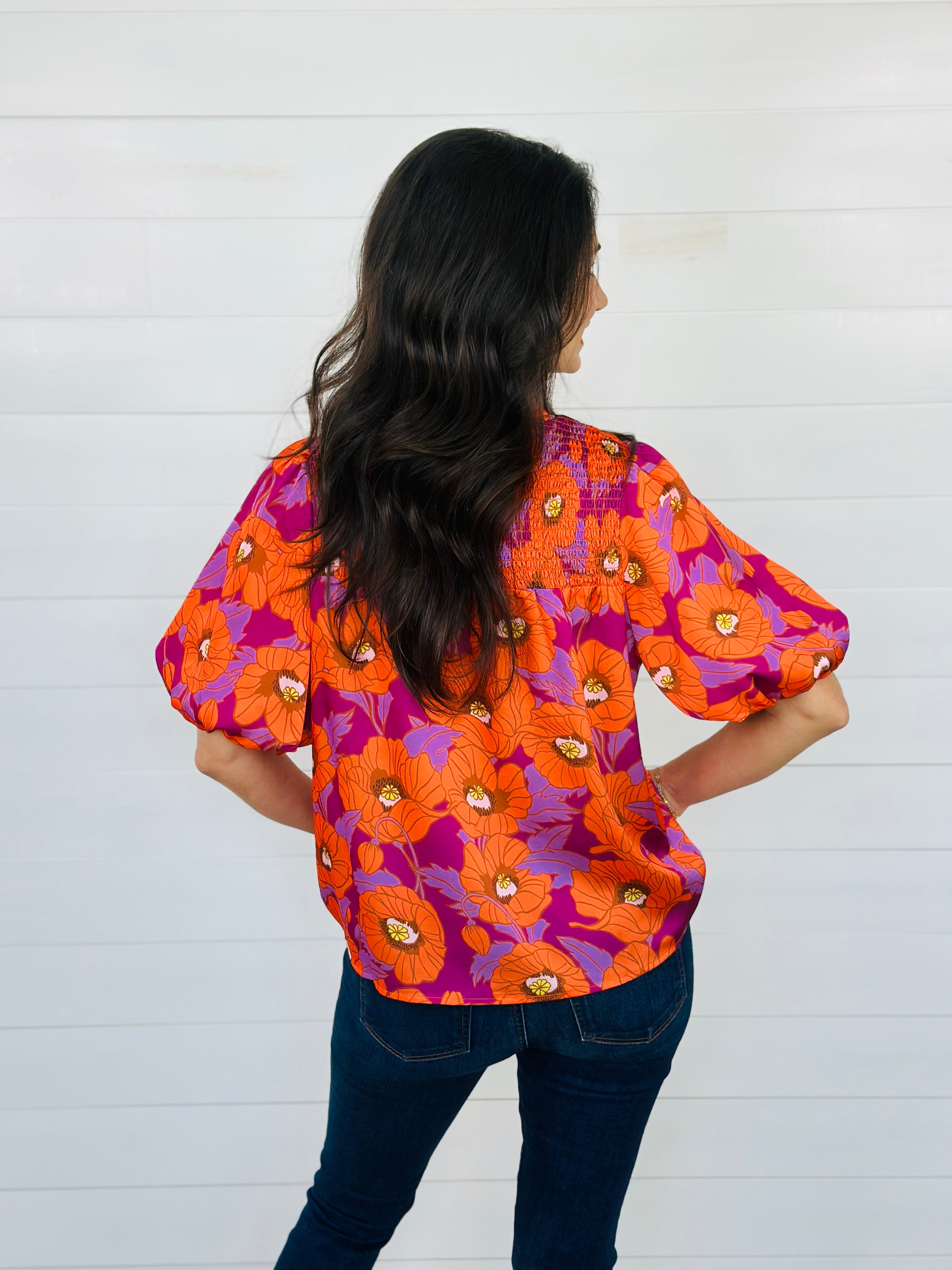 MOONLIT BLOOMS TOP