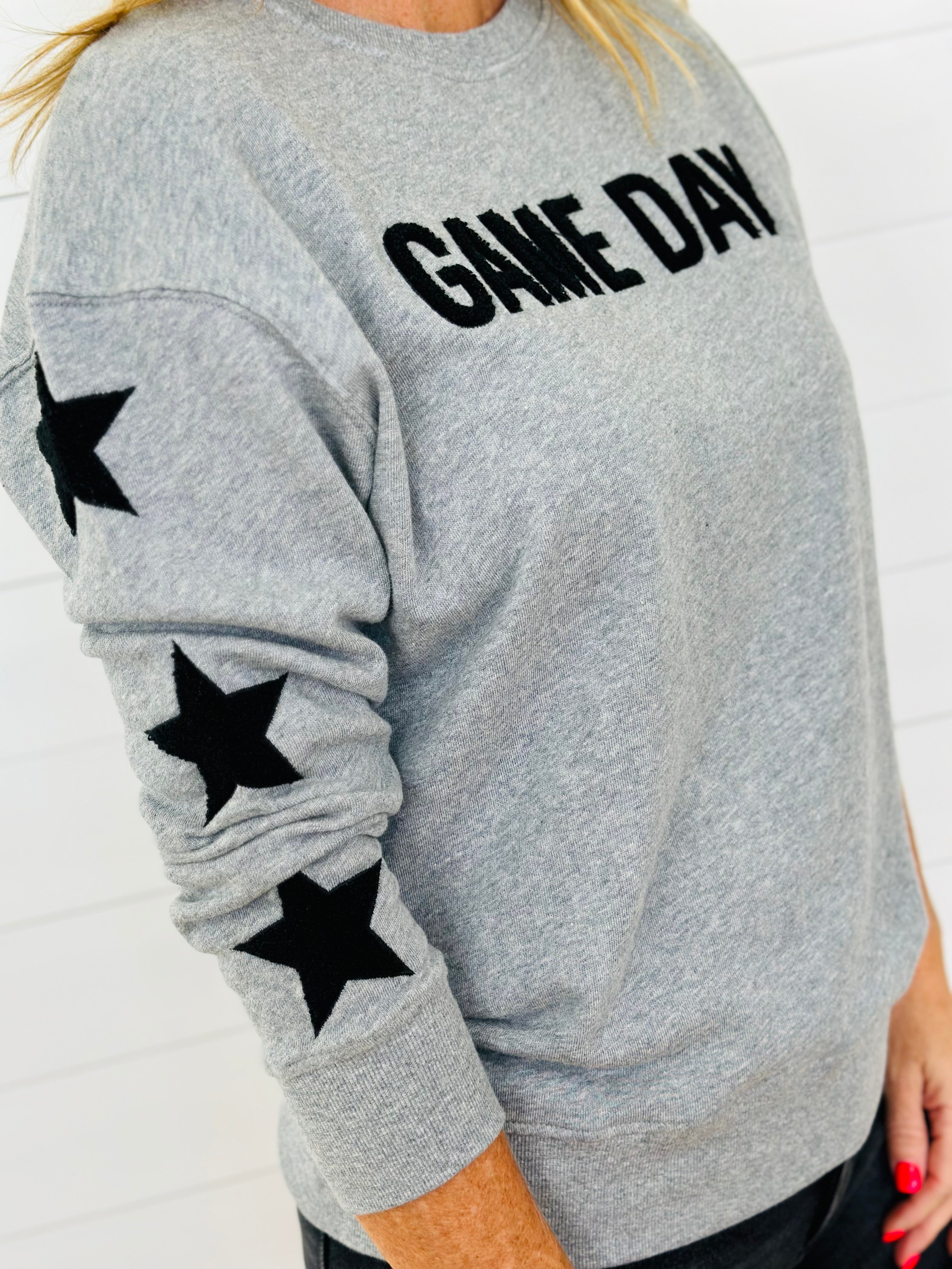 GAME DAY SWEATSHIRT-GREY