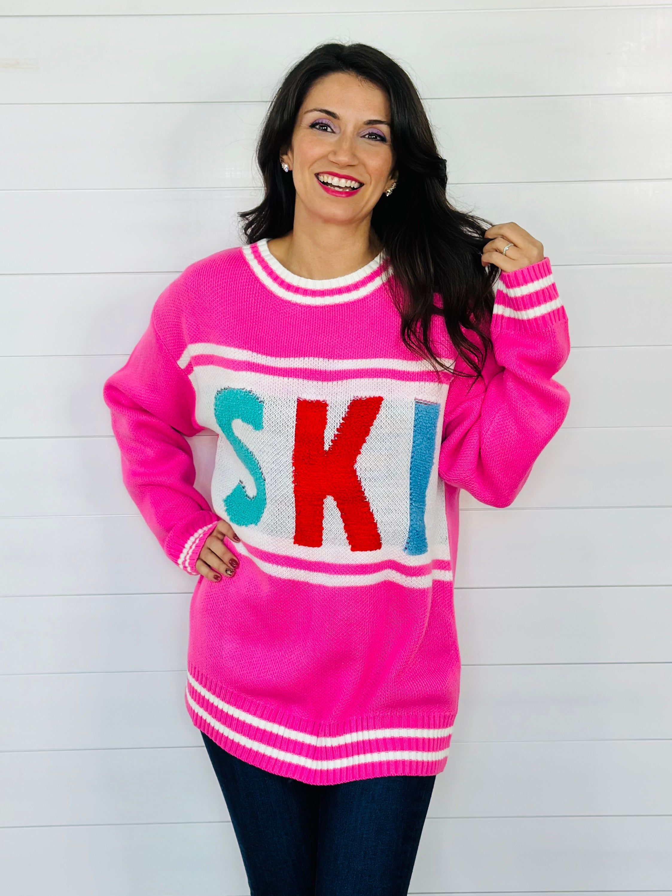 SKI TOP-PINK