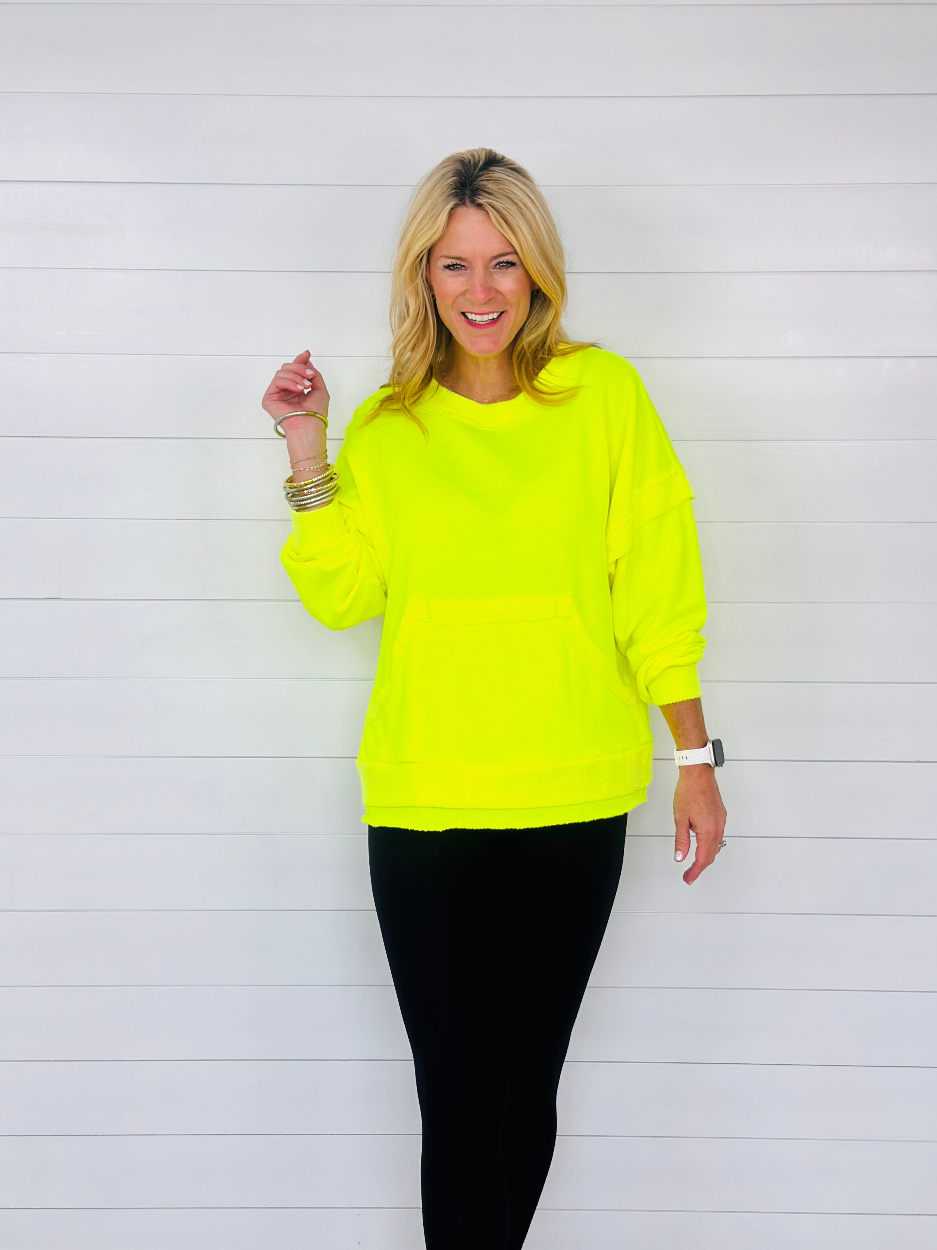 NEON FOREVER TOP-NEON YELLOW