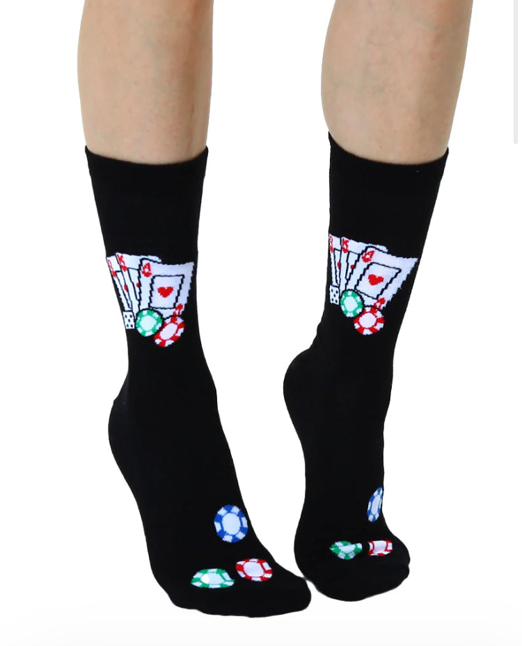 POKER 3D CREW SOCKS