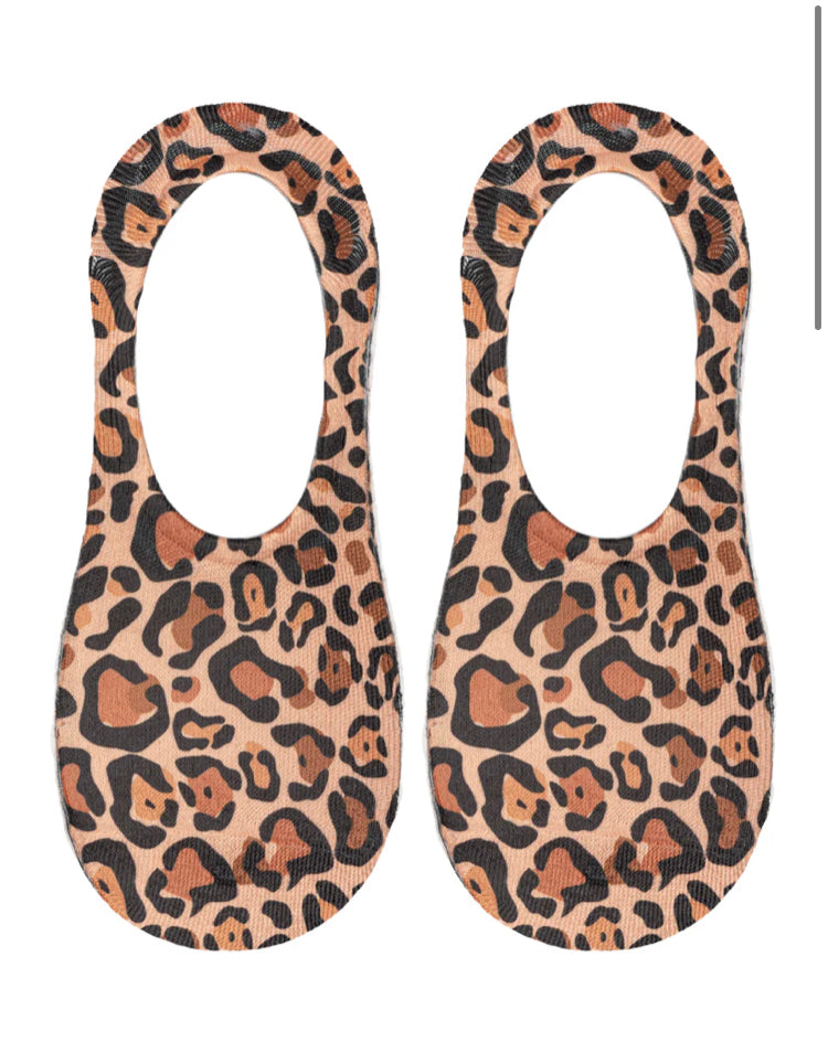 LINER SOCKS-ANIMAL PRINT