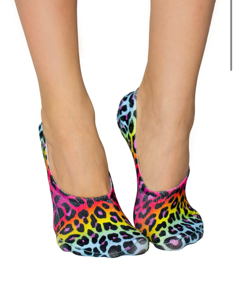 LINER SOCKS-NEON CHEETAH