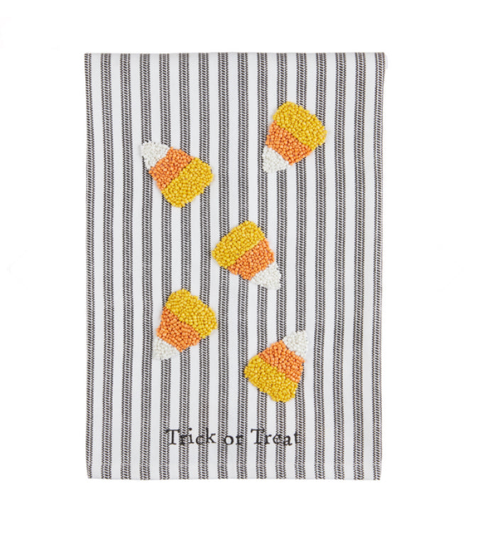 CANDY CORN BEAD TOWEL