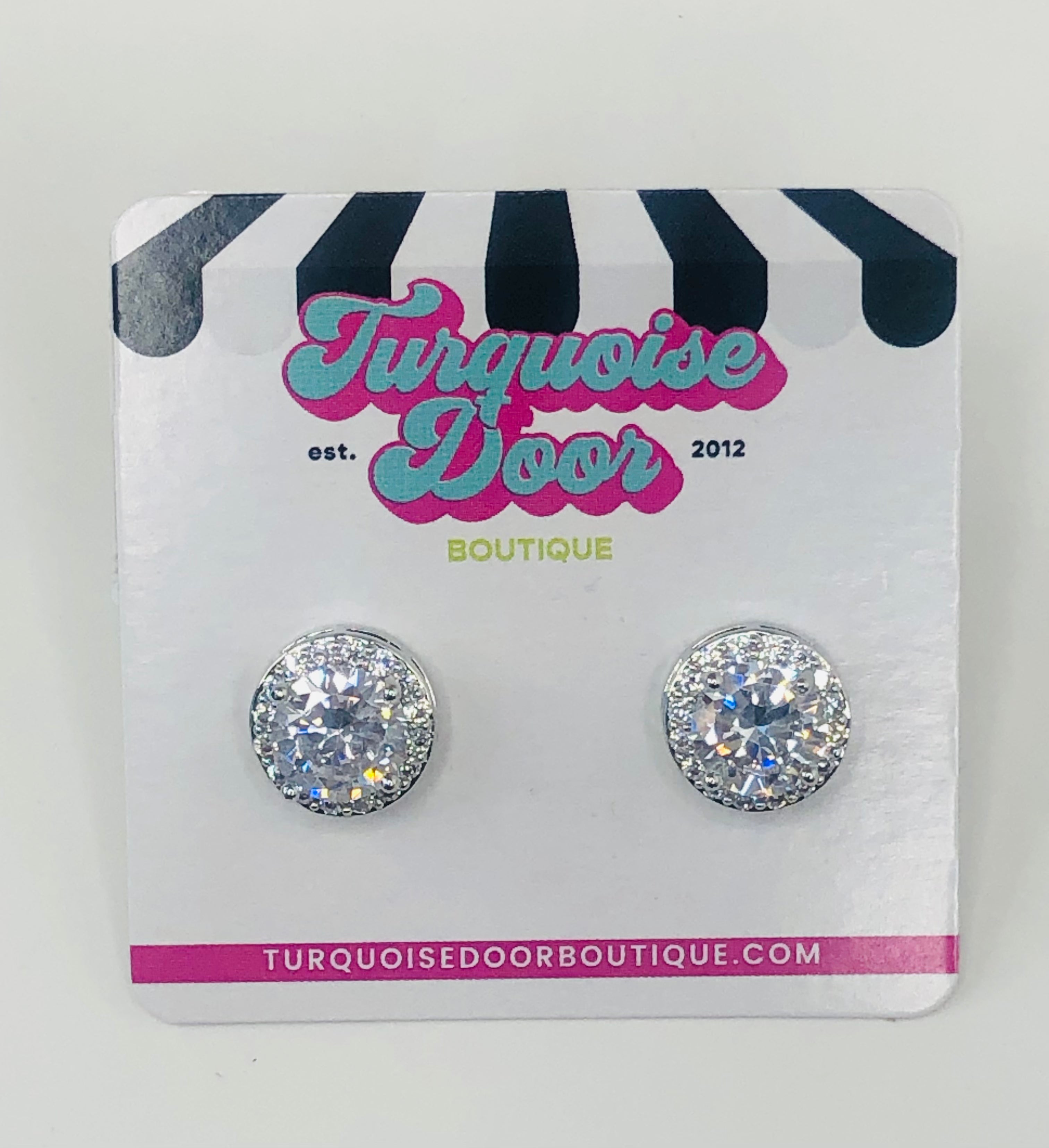 LUXE CZ STUDS-LRG