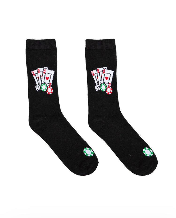 POKER 3D CREW SOCKS