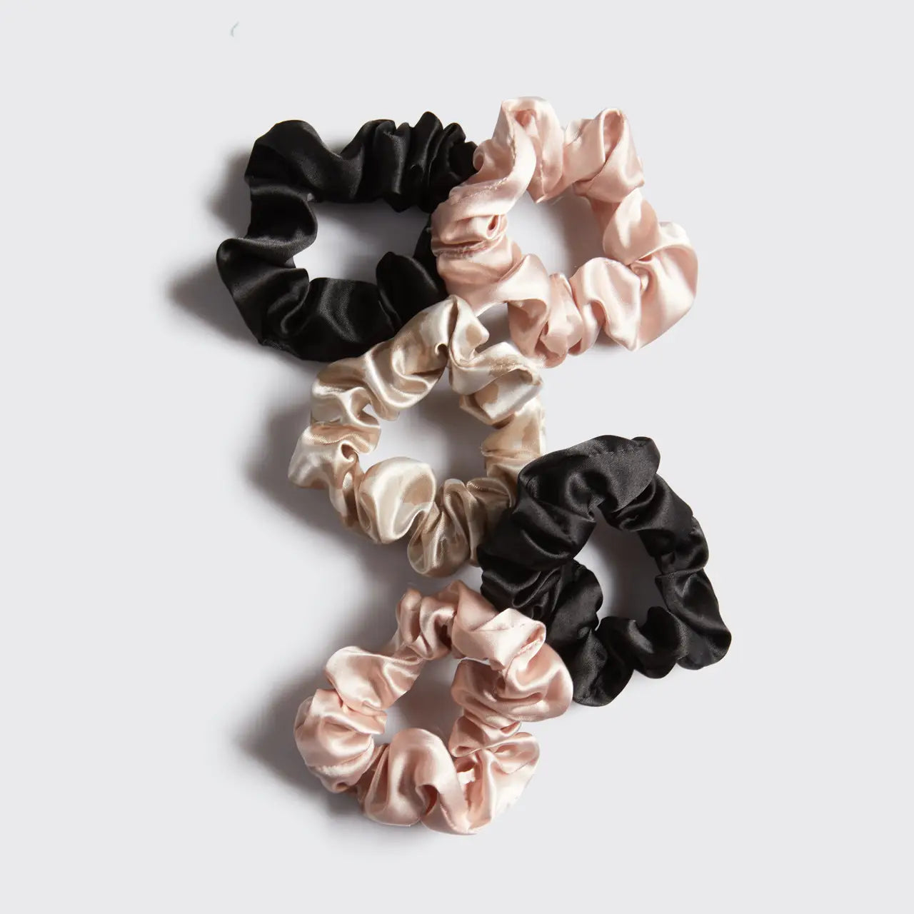 KITSCH-SATIN SLEEP SCRUNCHIES SET