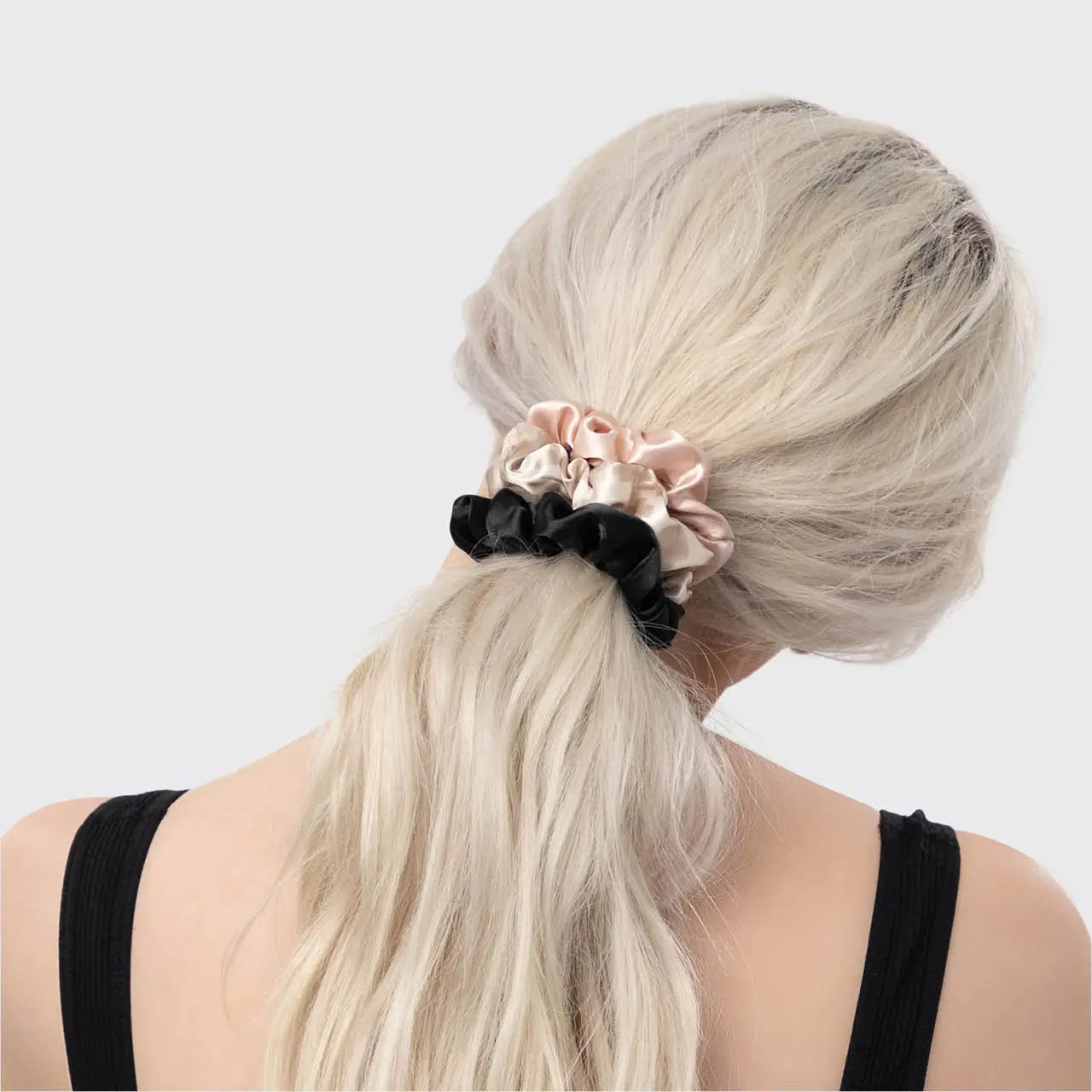 KITSCH-SATIN SLEEP SCRUNCHIES SET