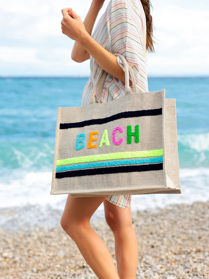 BEACH TOTE-NATURAL