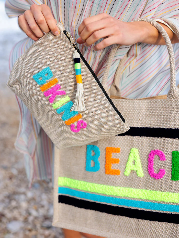 BEACH TOTE-NATURAL