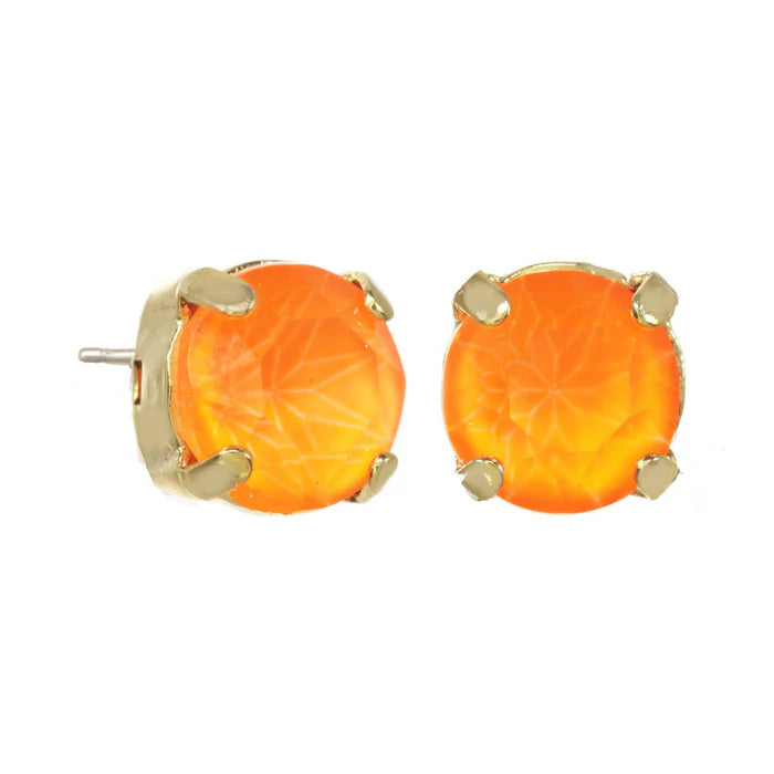 OAKLAND STUDS-ELECTRIC ORANGE