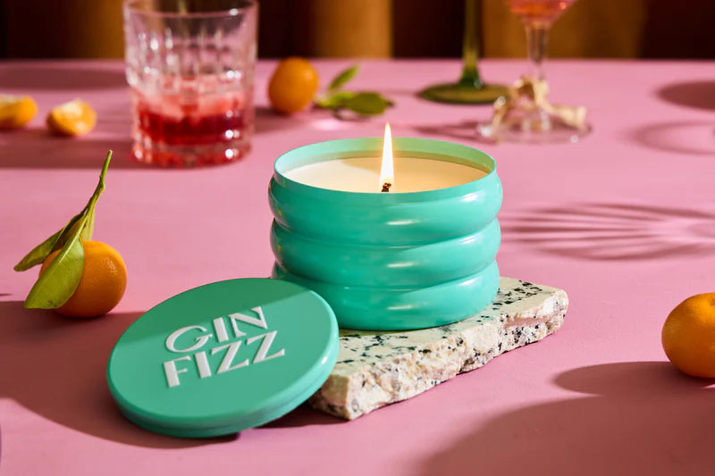 GIN FIZZ TIN CANDLE