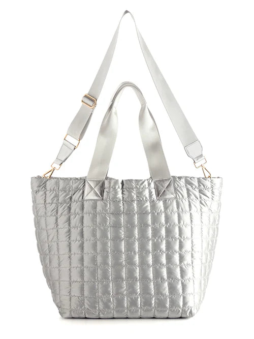 LOGAN TRAVEL TOTE-SILVER