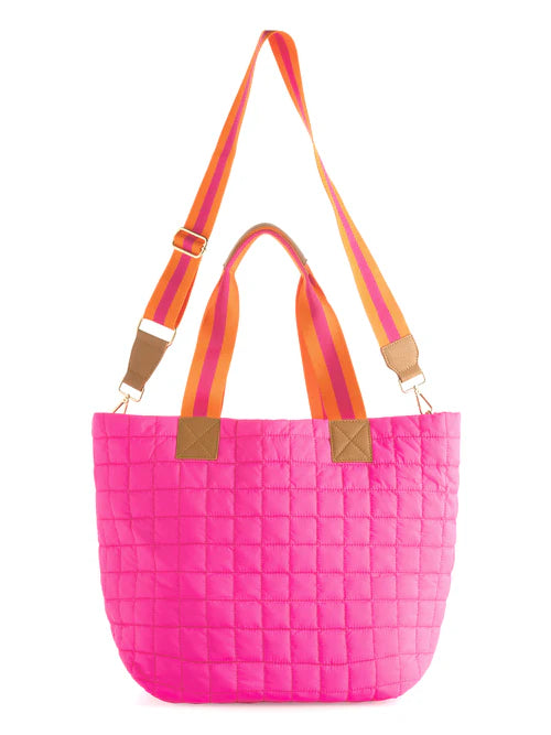 EZRA TRAVEL TOTE-MAGENTA