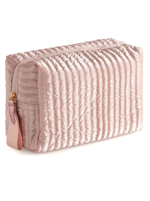 LOGAN LRG BOXY COSMETIC POUCH-ROSE