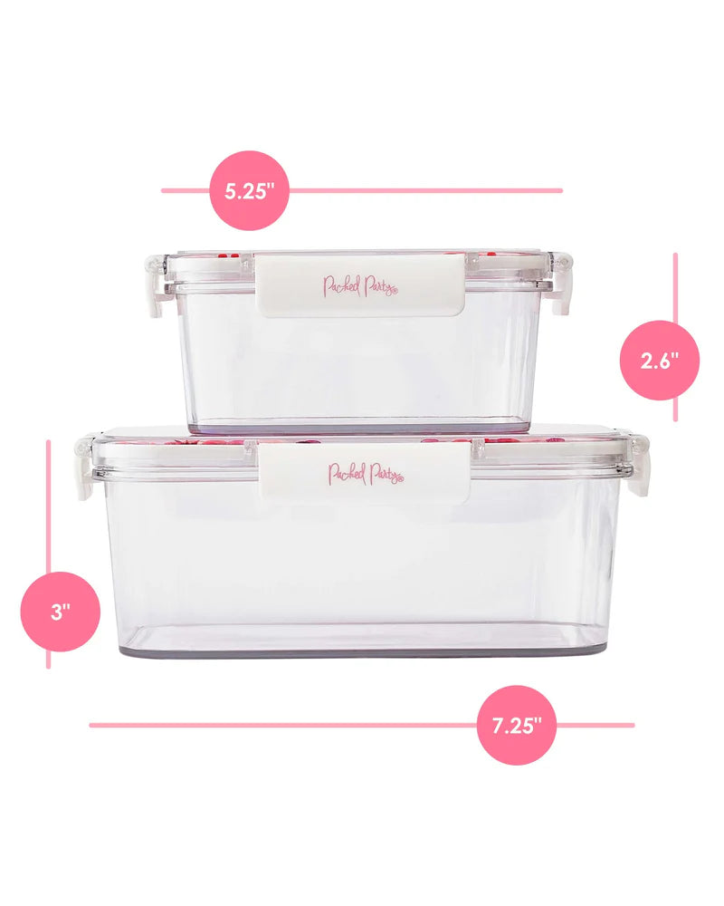 CONFETTI FOOD STORAGE BOX(2CT)