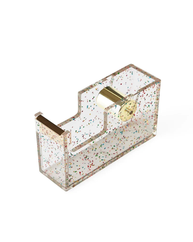 CONFETTI ACRYLIC TAPE DISPENSER