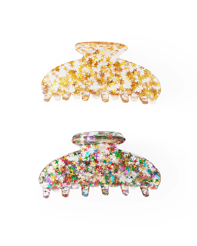 CONFETTI CLAW CLIPS(2CT)