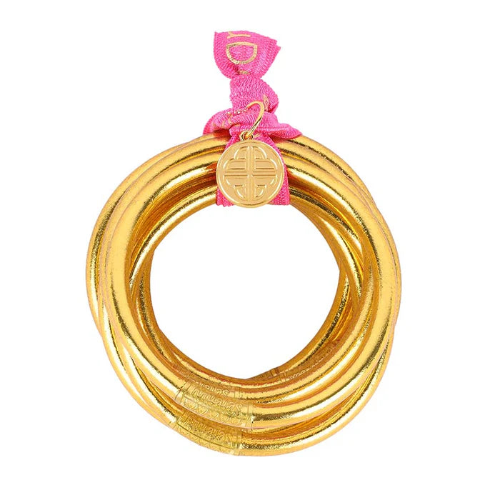 GOLD ALL WEATHER BANGLES-MEDIUM