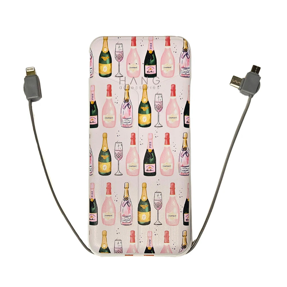 PORTABLE PHONE CHARGER-CHAMPAGNE