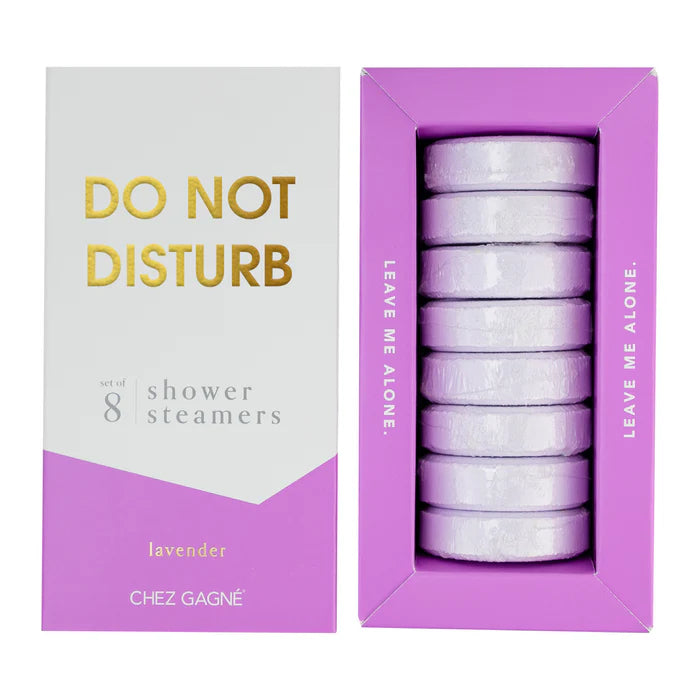 DO NOT DISTURB SHOWER STEAMERS