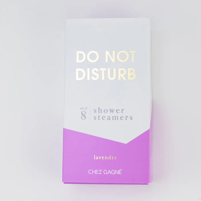 DO NOT DISTURB SHOWER STEAMERS