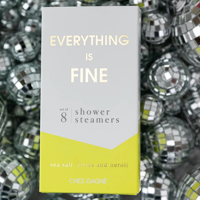 EVERYTHING IS FINE SHOWER STEAMERS