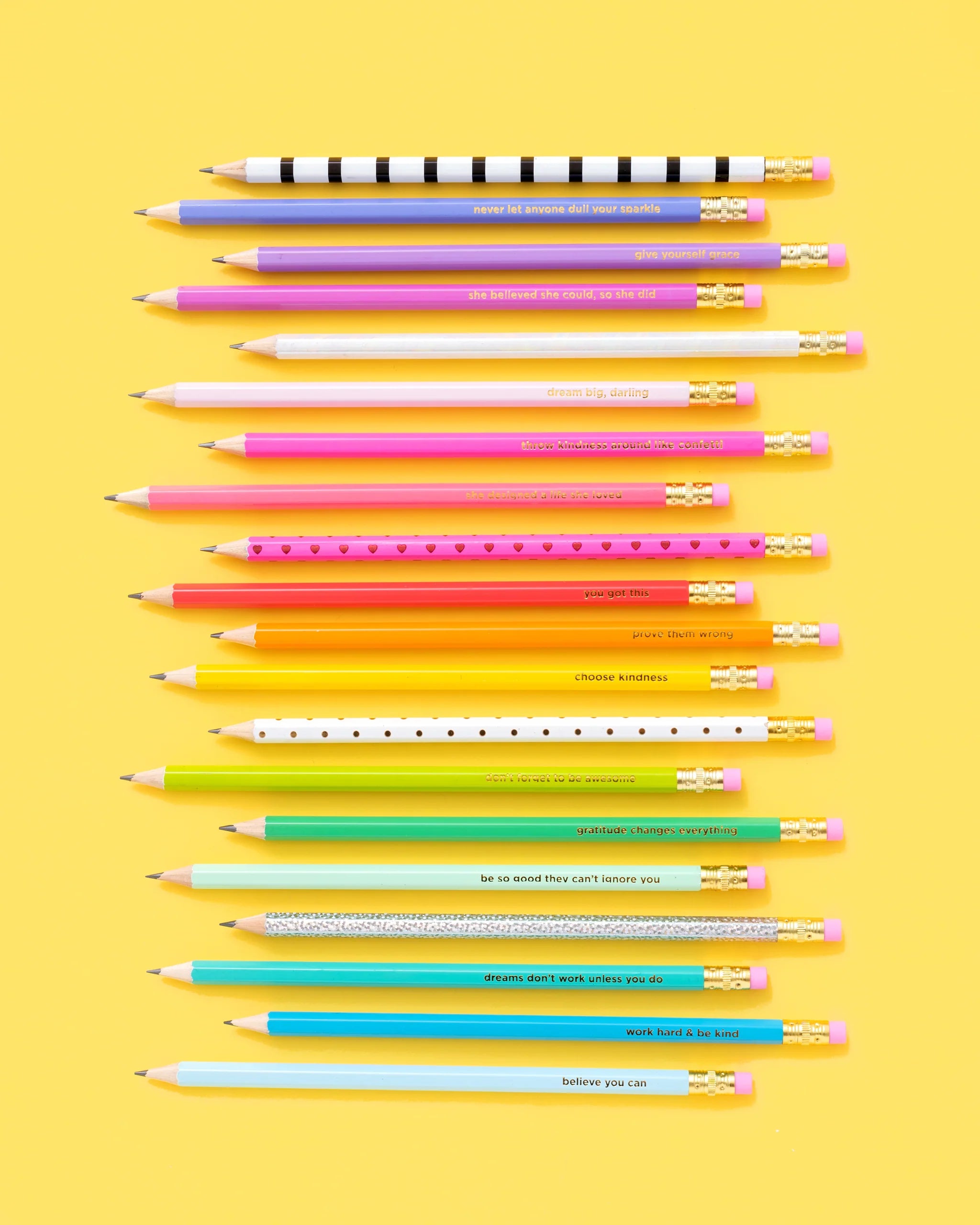 MOTIVATIONAL PENCIL SET